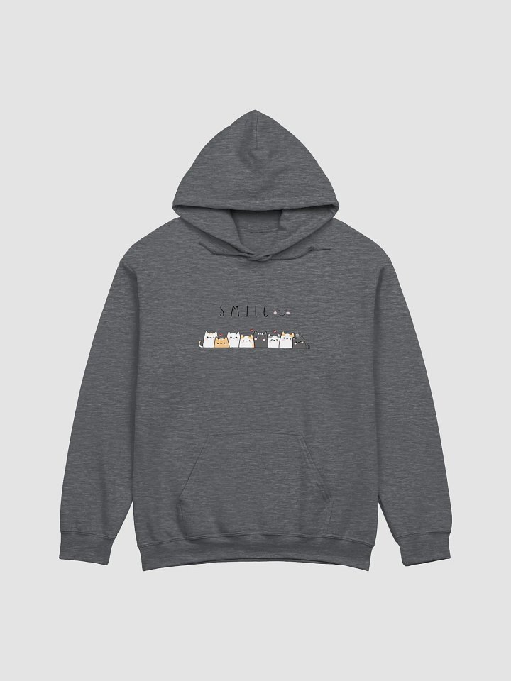 Cats & Hearts Smile Hoodie product image (2)