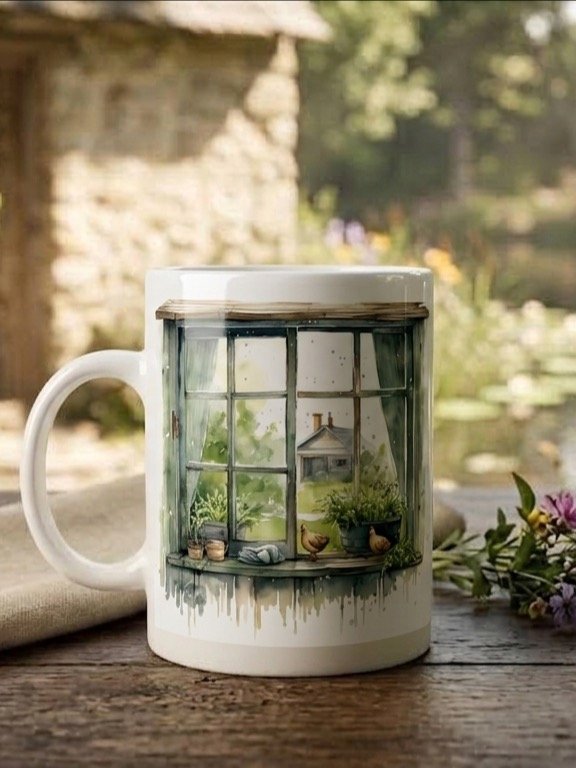 Cottage Window Morning Mug product image (1)