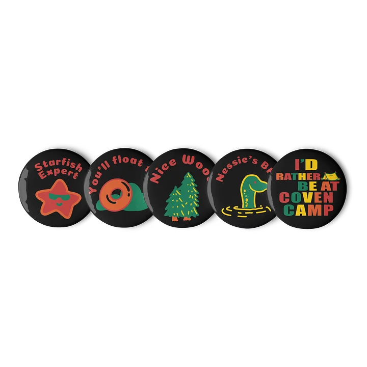 I'd Rather Be At Coven Camp Pin Set product image (2)