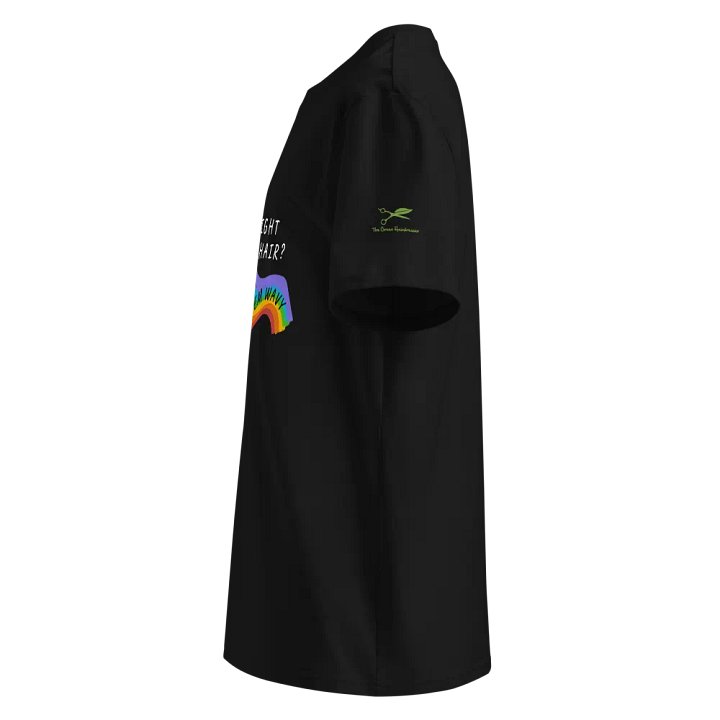 Straight Hair? I like 'em wavy! Pride Organic Tee product image (2)