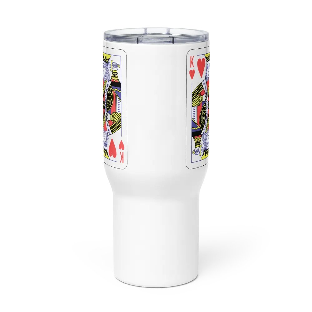 Regal King of Hearts Travel Mug product image (2)