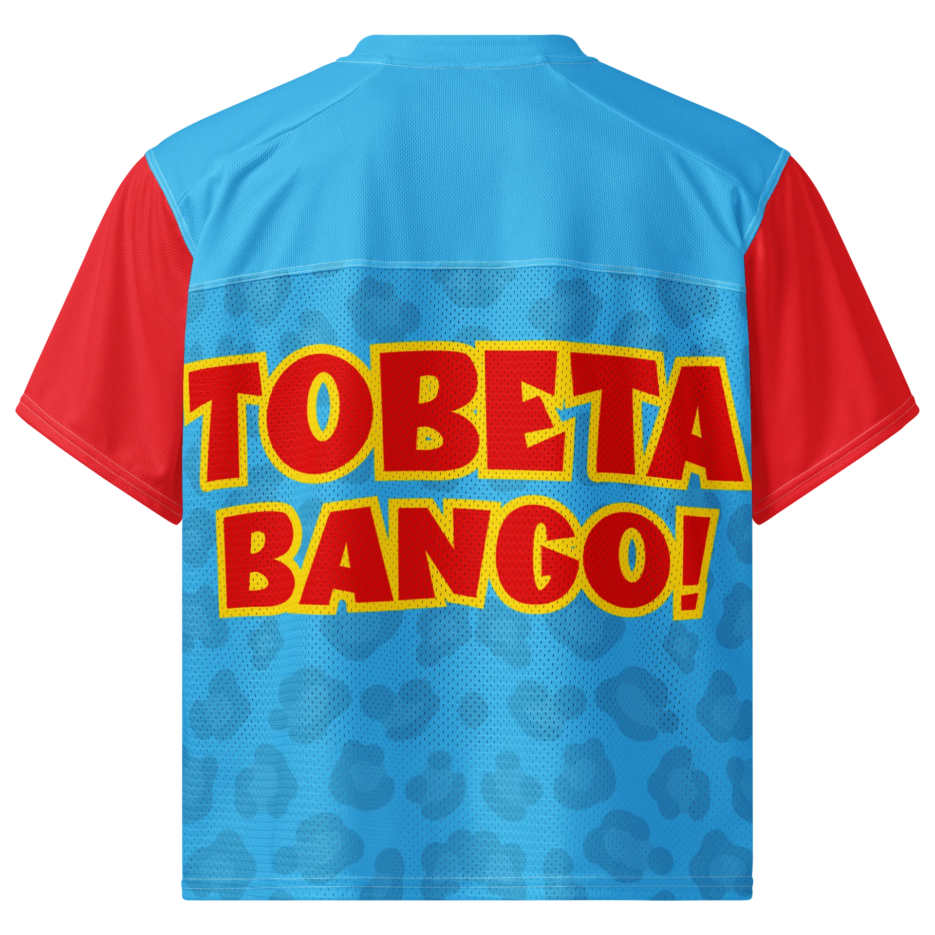 BLUE & RED Tobeta Bango™ Léopards 243 Street Jersey product image (2)