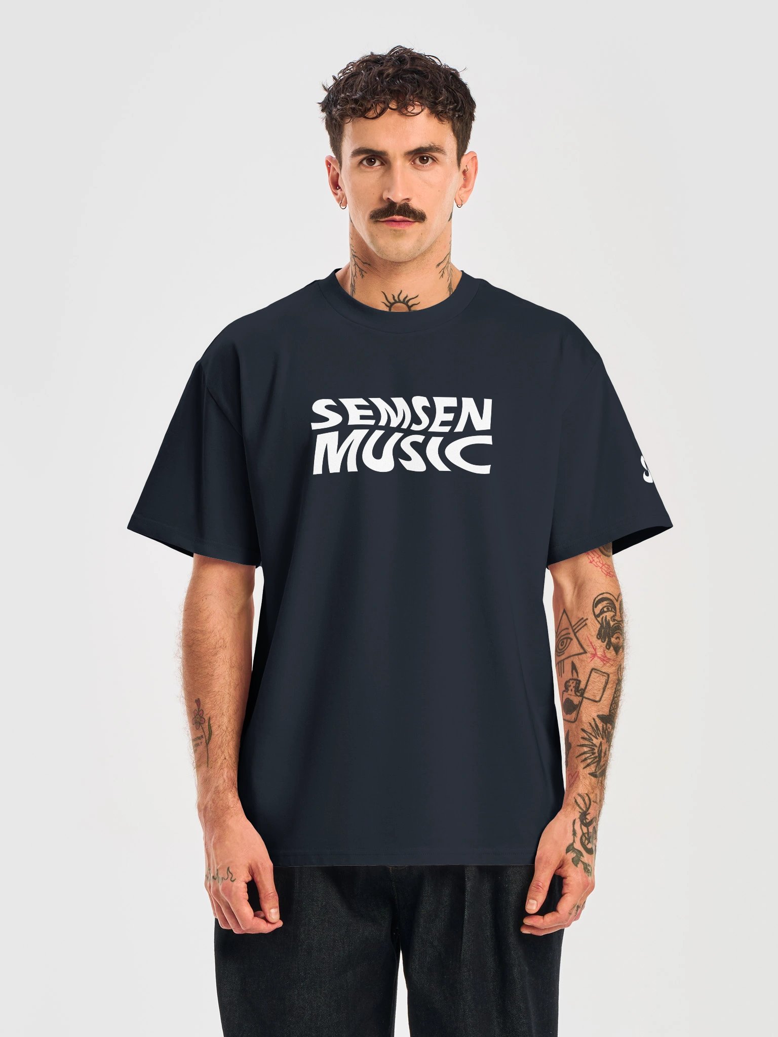 Swirl Semsen Music Tee - Navy product image (3)