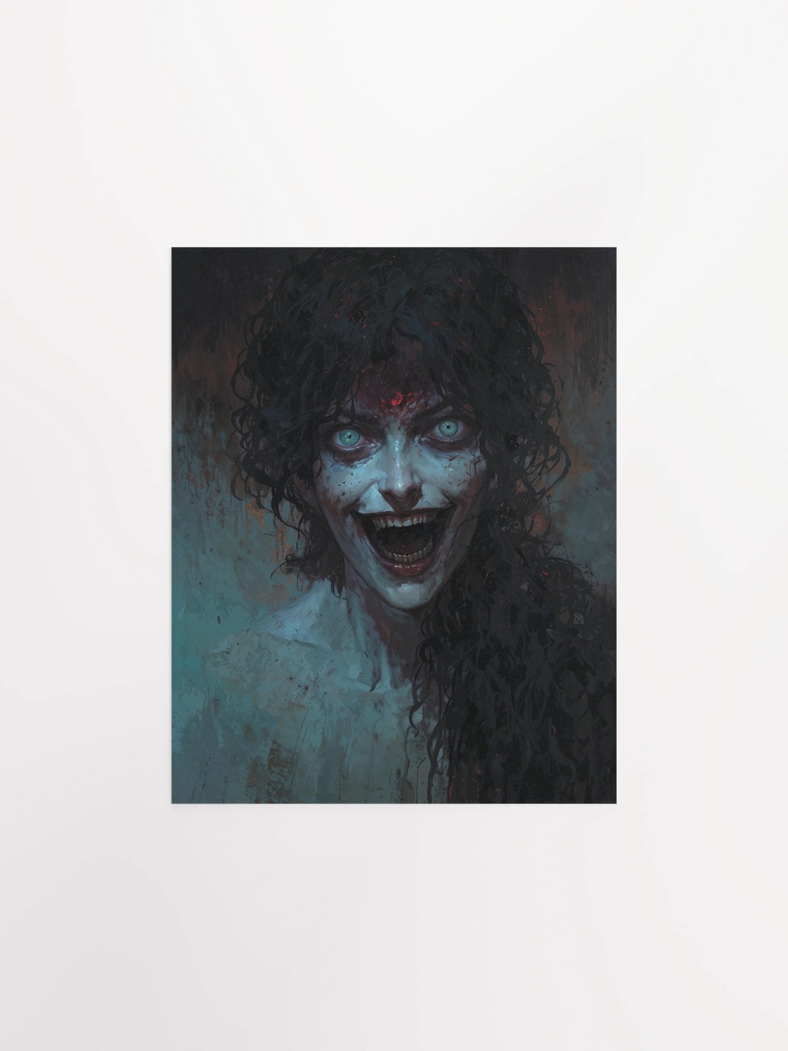 Screaming Azure Matte Poster product image (3)