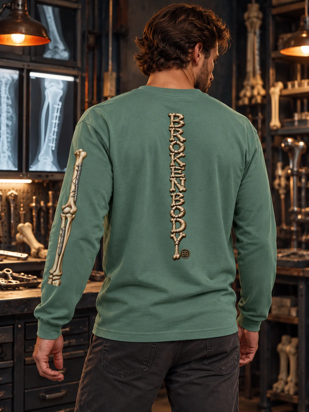 Arm Surgery Shirt — Aftermarket Parts Left Arm Long-Sleeve Tee | Rebuild Shop product image (2)
