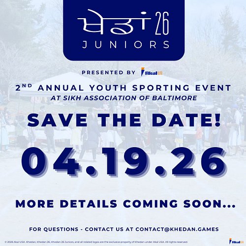 🚨 KHEDAN 26 JUNIORS SAVE THE DATE: 04.19.26 🚨

Khedan is back for its 2nd year and it’s going to be bigger than ever! Held at...