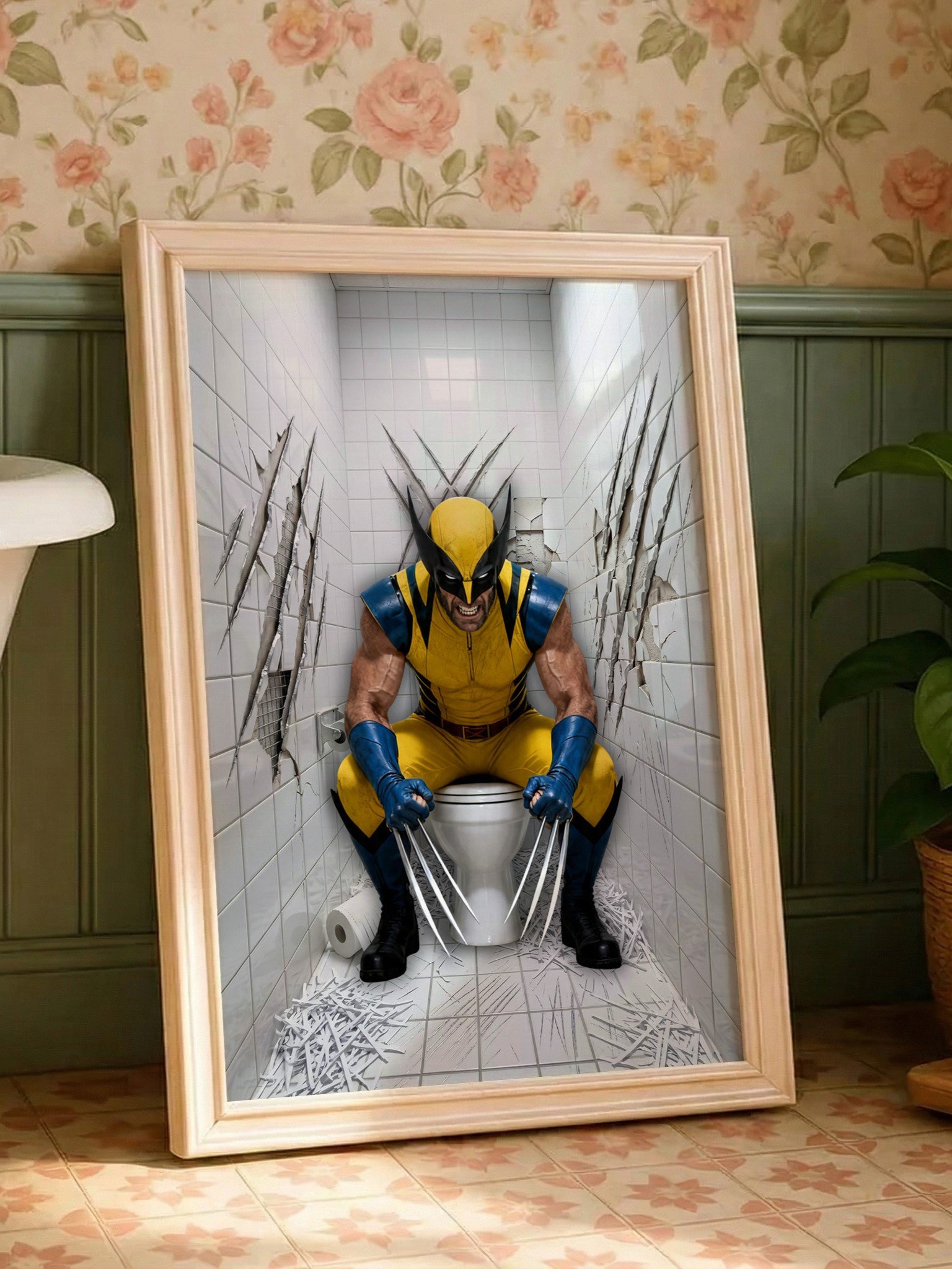 Wolverine Bathroom Wall Art 2 product image (5)