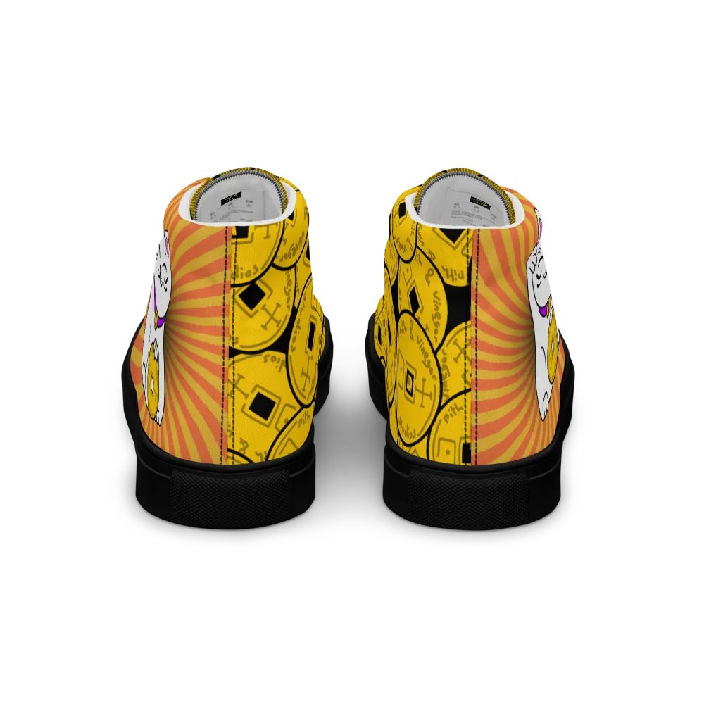 Maneki neko mens high tops product image (5)
