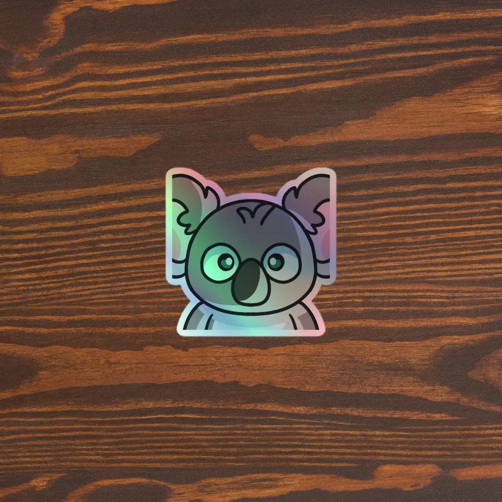 Koala Stare holo sticker product image (3)