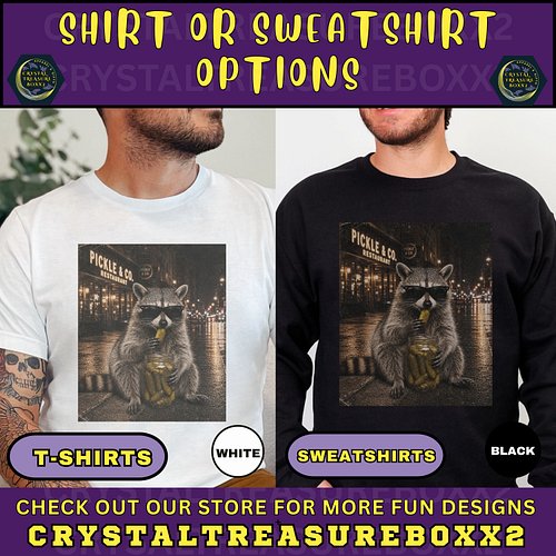 This hilarious raccoon pickle design is made for anyone who thinks pickles make everything better! Featuring a mischievous ra...