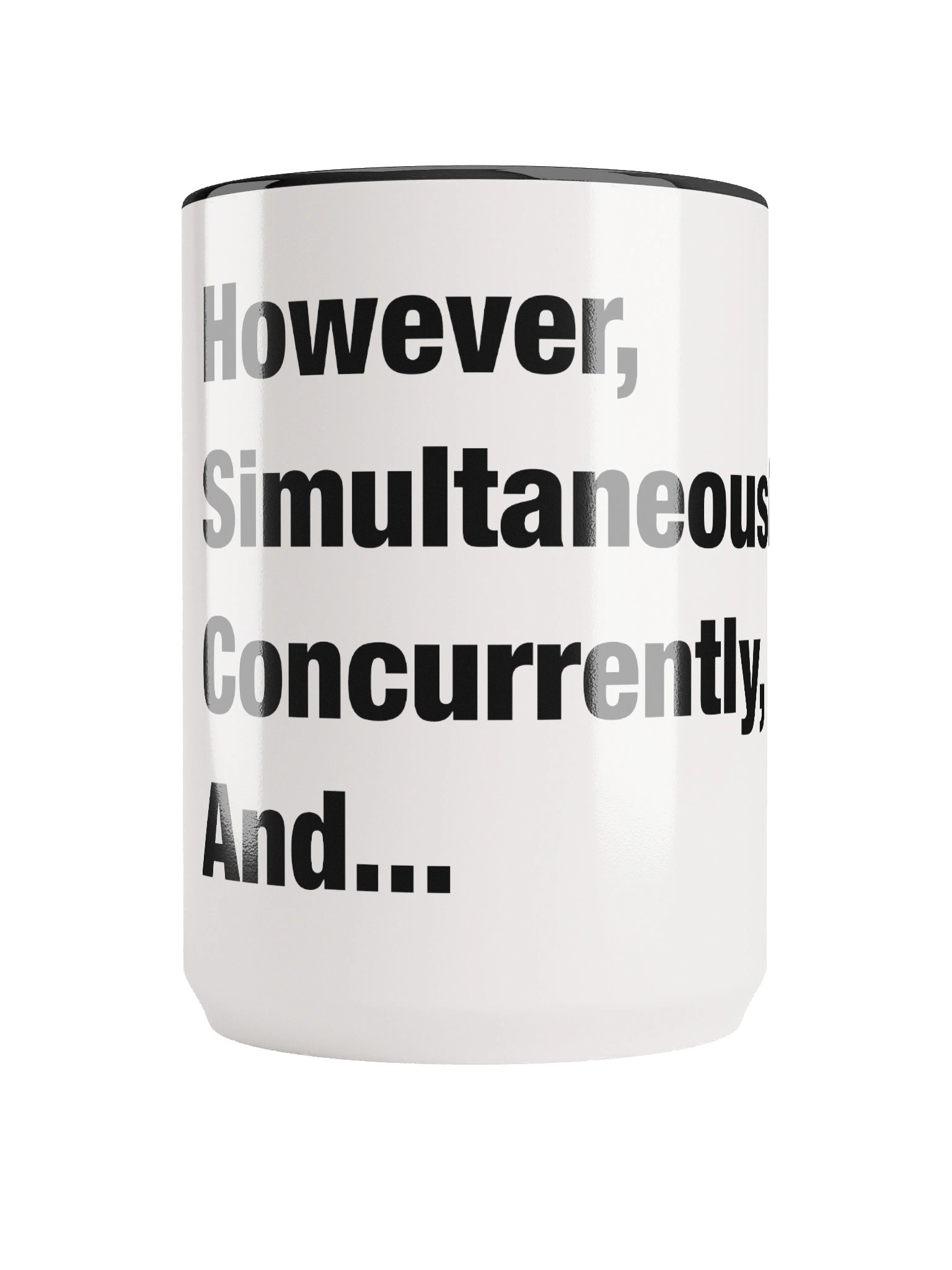 However, Simultaneously, Concurrently, And... Mug product image (5)