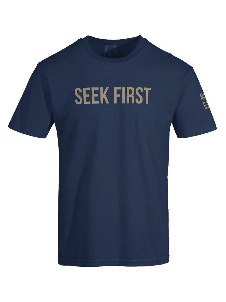 Men's Seek First Tee - Matthew 6:33 product image (1)