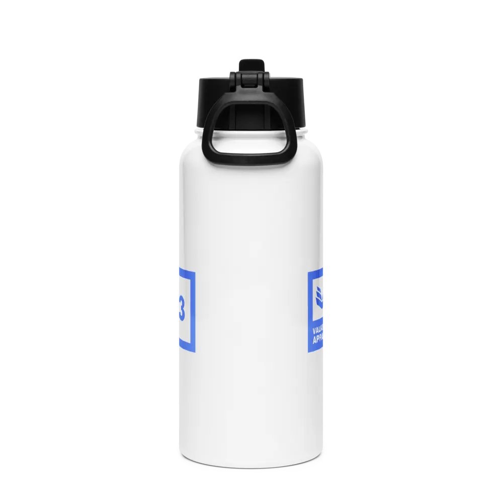 Kittykat23 Water Bottle with Straw Lid - Blue product image (2)