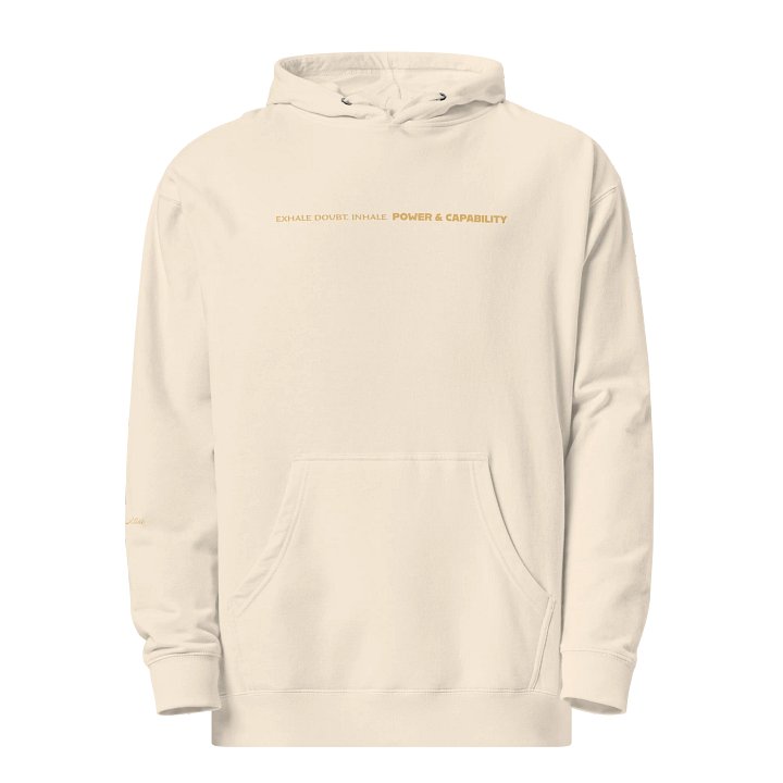 Soully Mine- GOLD PRINT Exhale, Inhale Hoodie product image (13)