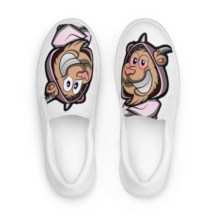 TLG & FADED TLG WHITE SPLIN ON CANVAS SHOES product image (1)