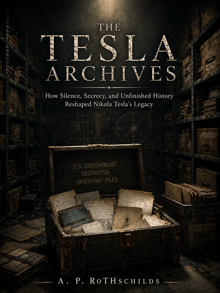 THE TESLA ARCHIVES — How Silence, Secrecy, and Unfinished History Reshaped Nikola Tesla’s Legacy product image (1)