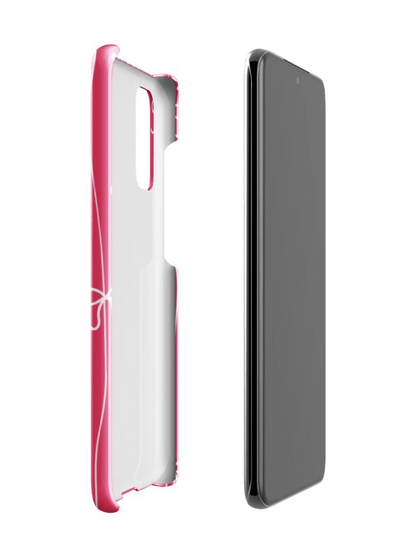 Pink Bow Coquette Samsung® Snap 20 Plus, 20 FE, 20 Ultra, 20, 21 FE, 21, 21 Plus, 21 Ultra, 22, 22 Plus, 22 Ultra, 23, 23 Ultra, 23 Plus, 24 Plus, 24, 24 Ultra, 25 Plus, 25 Ultra, 25 Cases. product image (2)