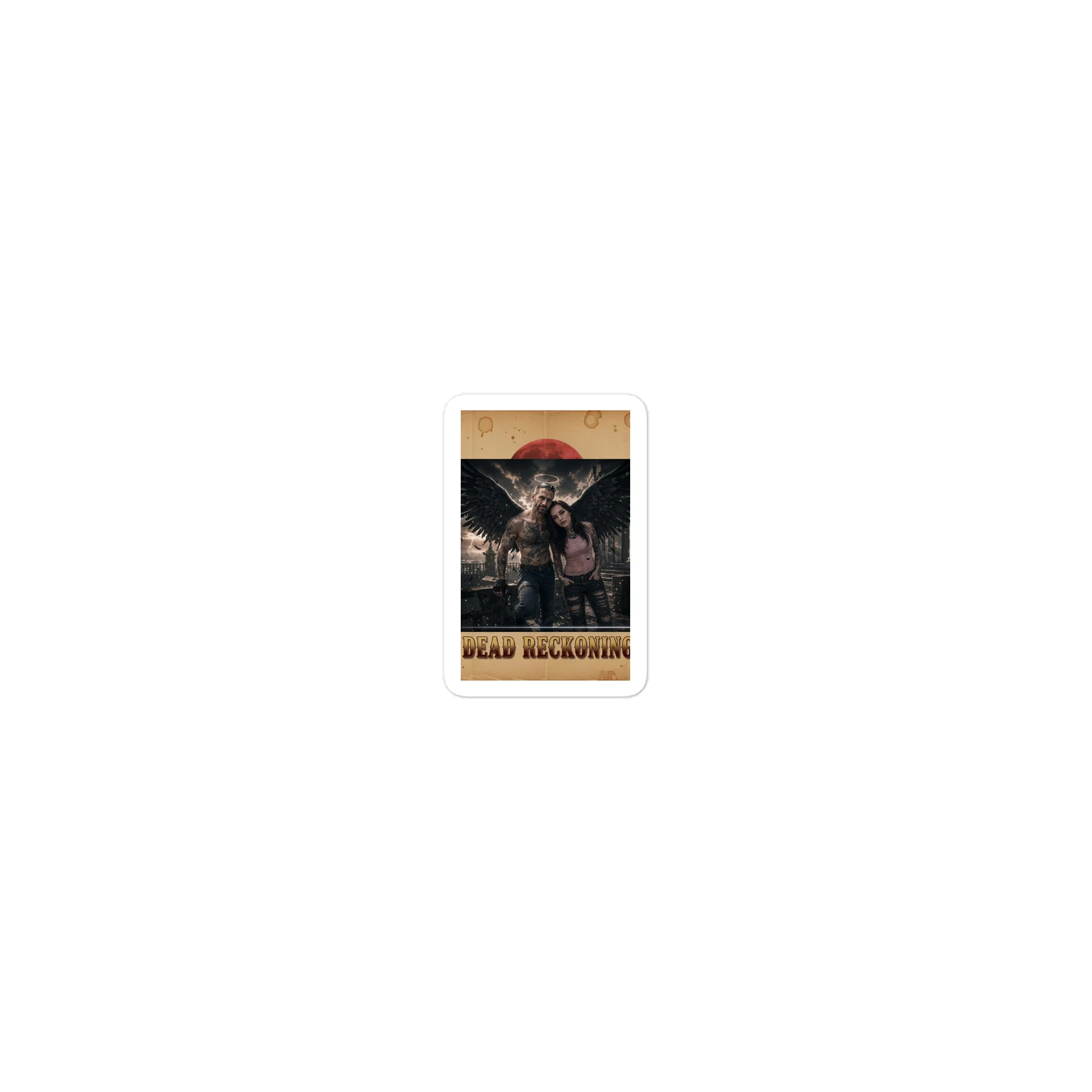 Dead Reckoning Winged Lovers Sticker product image (1)