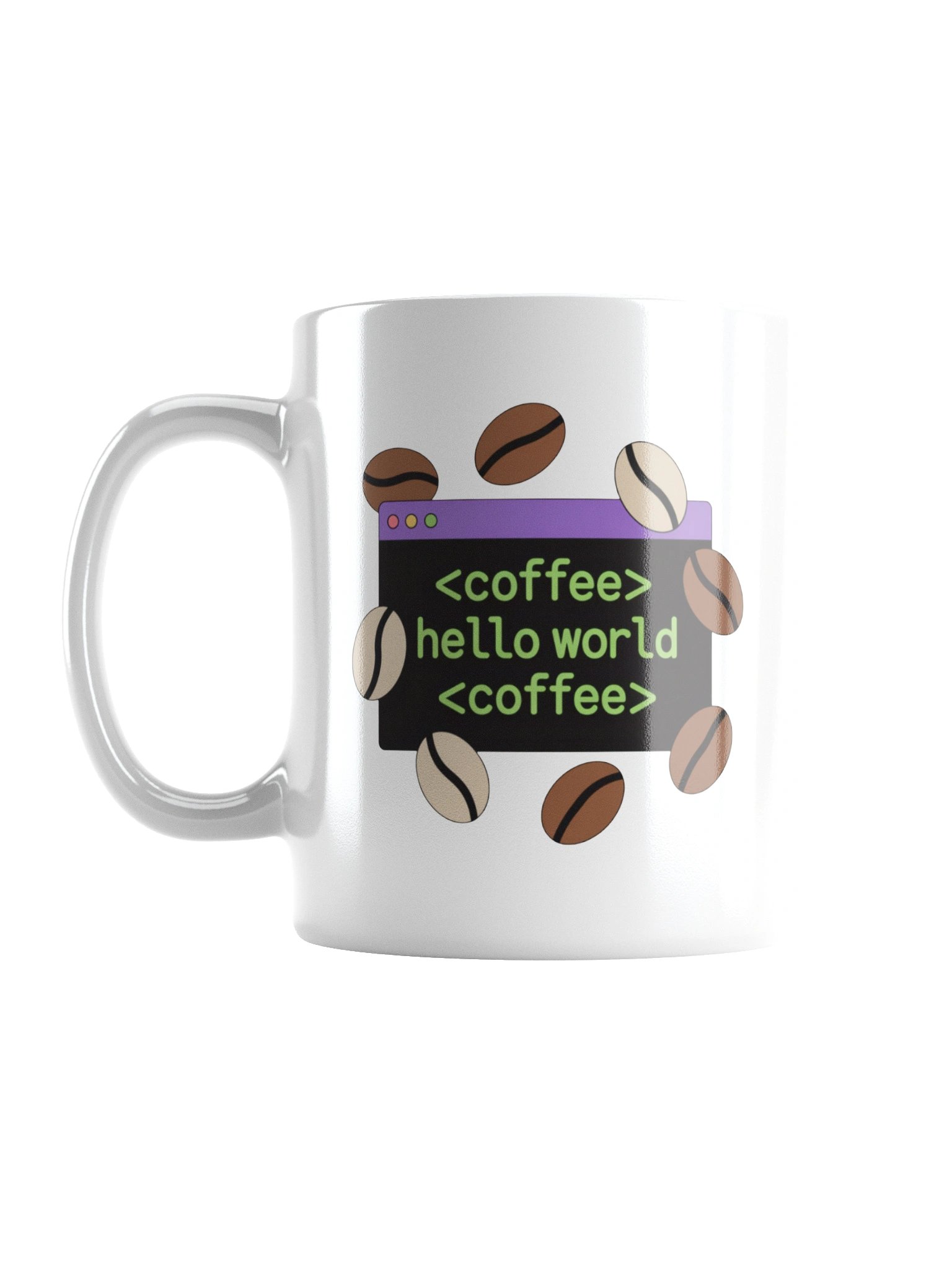 Hello World Coffee Code Mug – HTML Programmer Gift product image (2)
