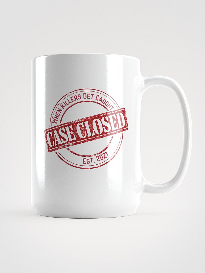 CASE CLOSED WHITE MUG product image (2)