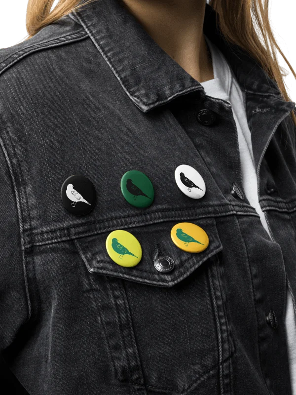 The Wandering Nightingale Pin Collection - Pin Buttons Set product image (3)