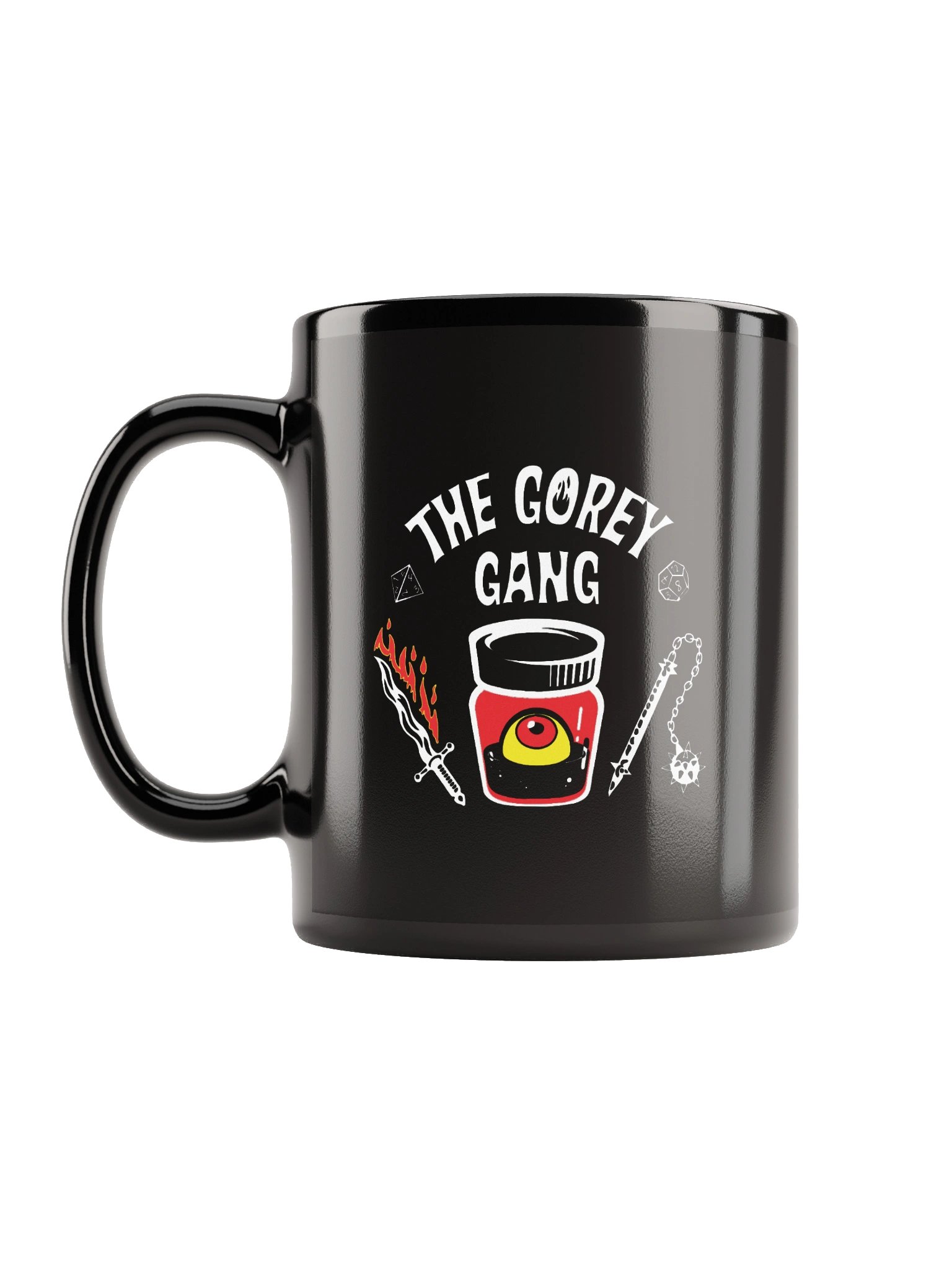 DnD Gang - Black Glossy Mug product image (1)