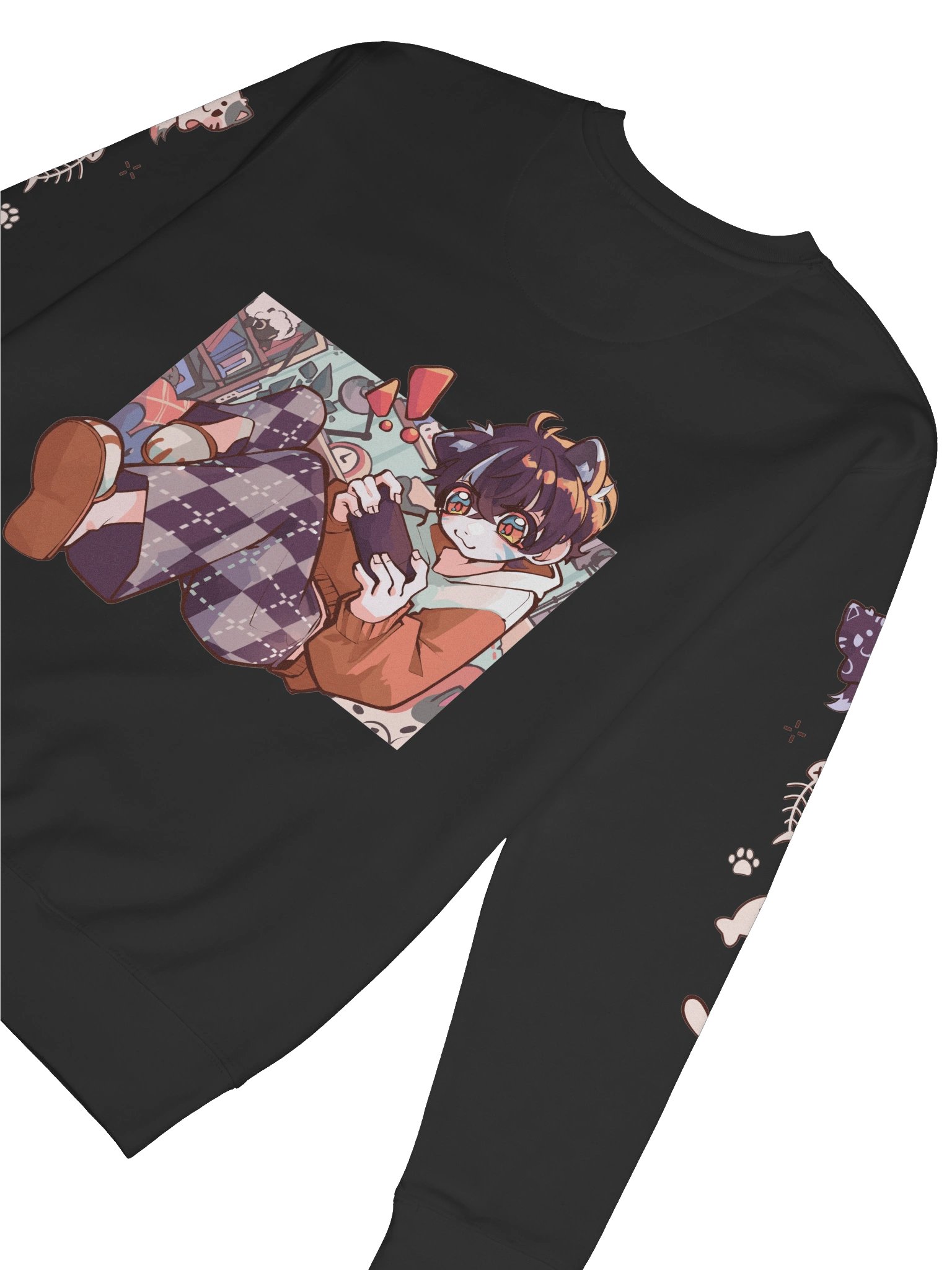 Gamer Cat Sweatshirt product image (6)