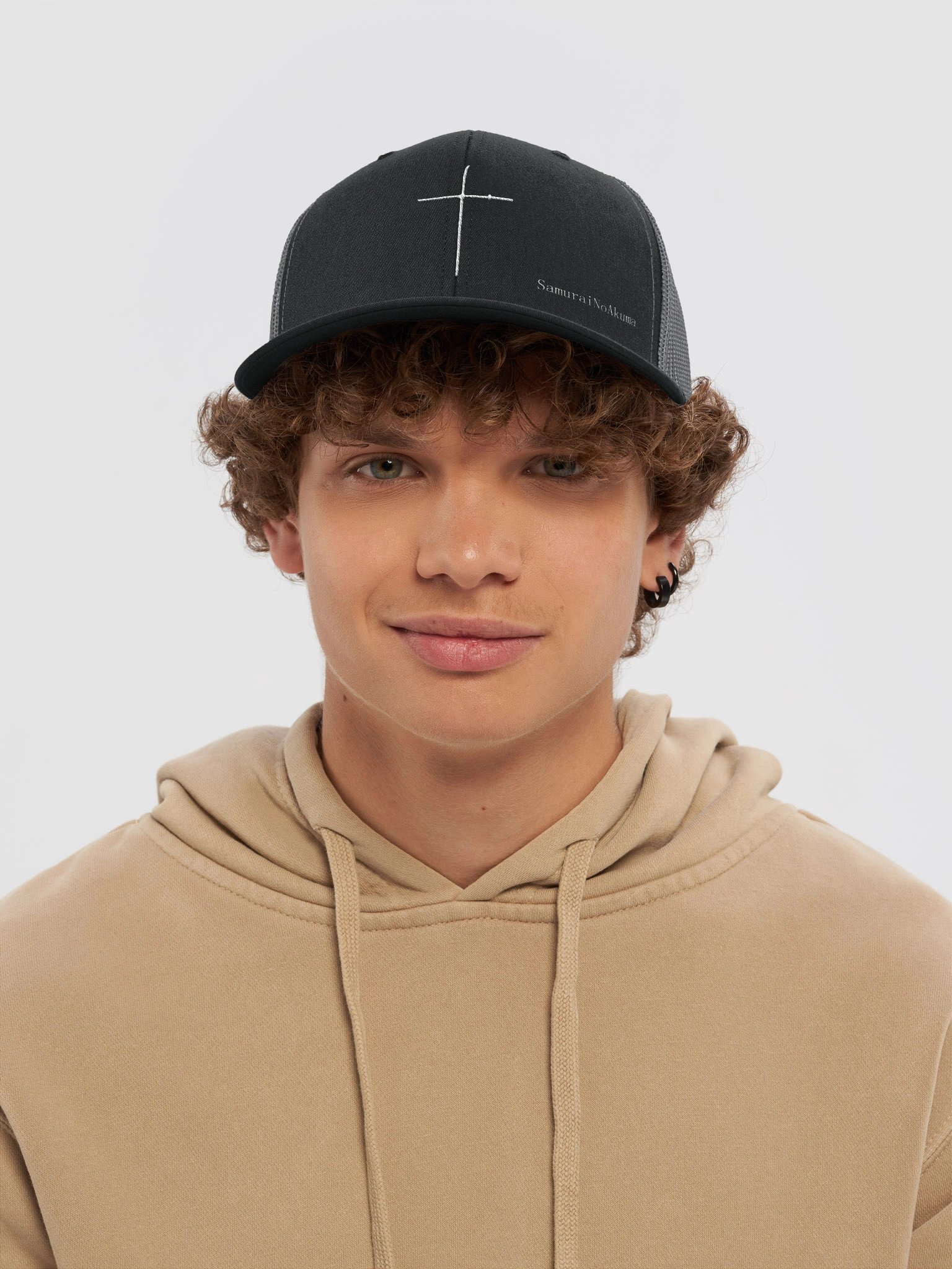 Samurai Cross Trucker Hat product image (5)