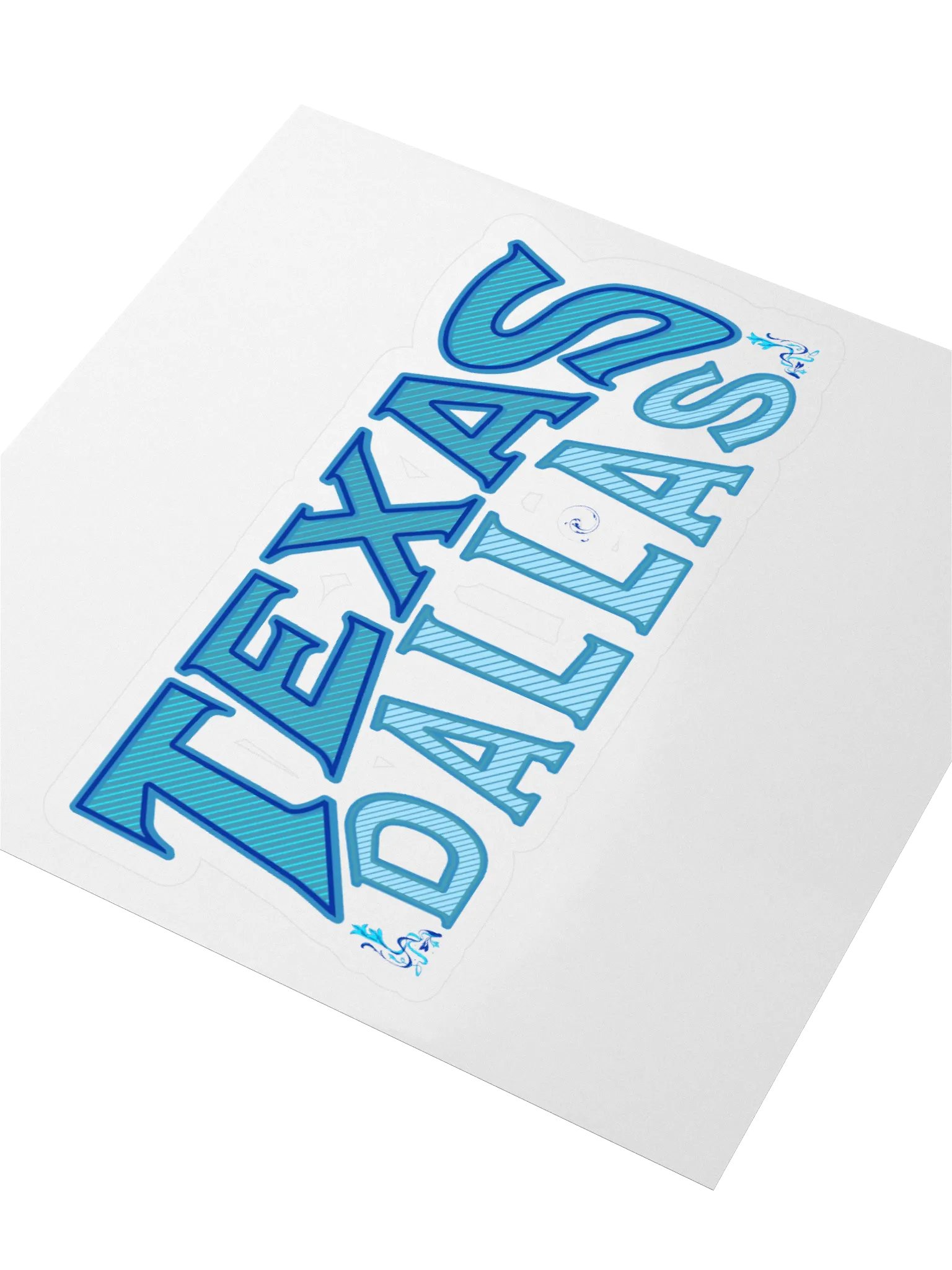 Dallas Texas Vibes Kiss Cut Sticker product image (4)