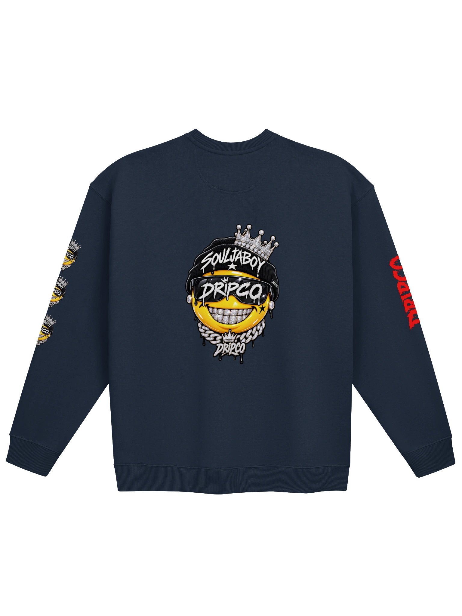 Dripco Crown Smiley Oversized Sweatshirt product image (6)