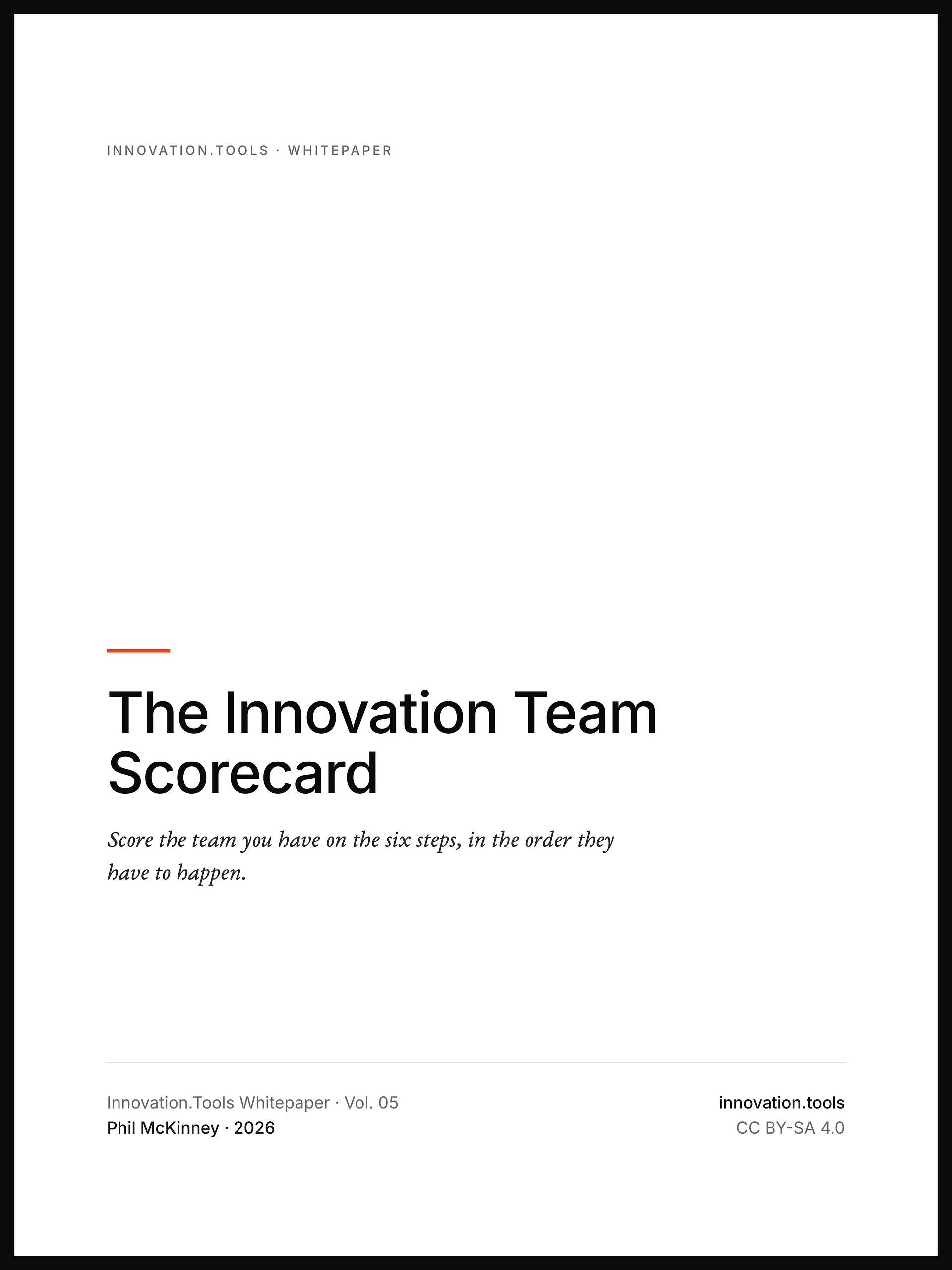 The Innovation Team Scorecard product image (1)