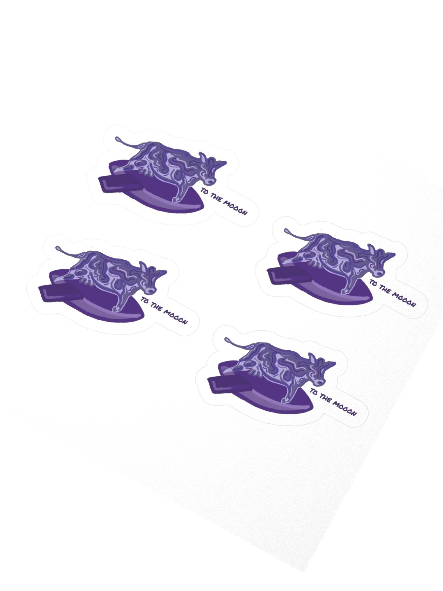 To the Mooon - Sticker (small) product image (2)