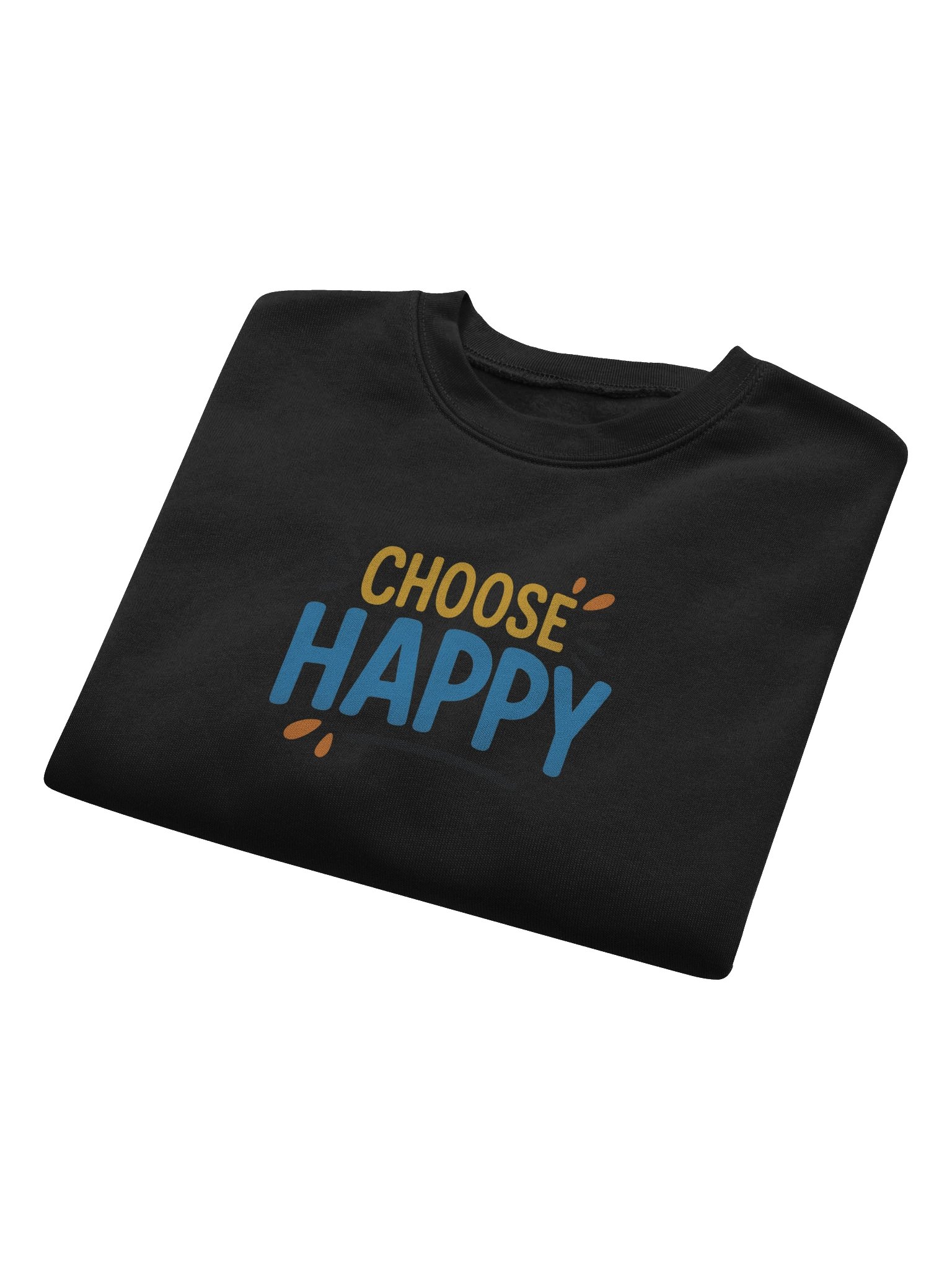 "Choose Happy" Crop Sweatshirt product image (8)