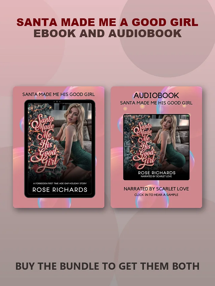 Santa Made Me a Good Girl: Ebook + Audiobook Bundle product image (1)