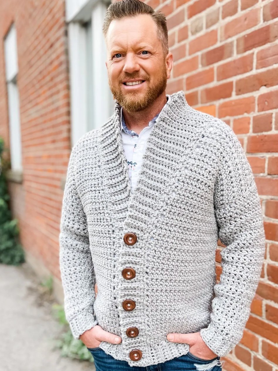 Mountain Ridge Cardigan Crochet Pattern product image (4)