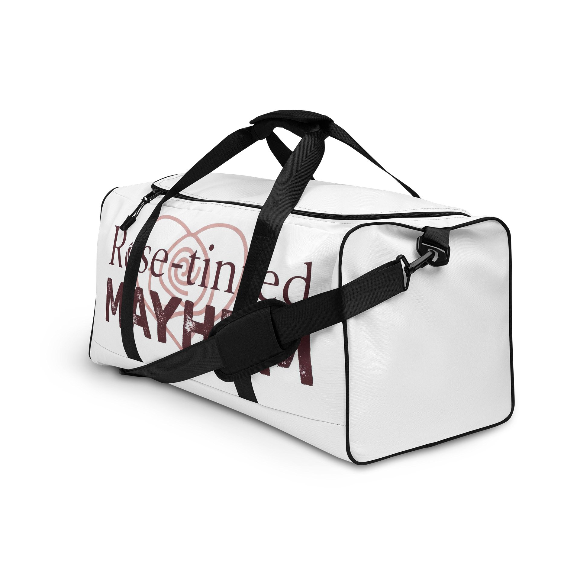 Rose-Tinted Spiral Heart Duffle Bag product image (3)
