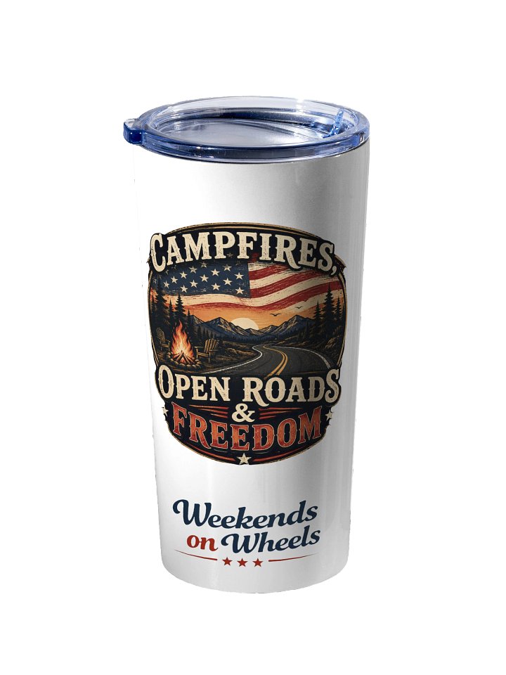 Campfires, Open Roads & Freedom Tumbler product image (2)
