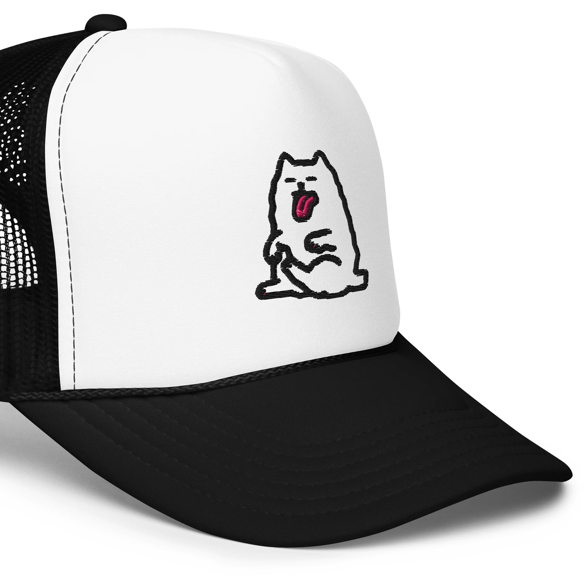 🛏️ Bed Rotting | Black & White Trucker Hat 🧢 product image (5)