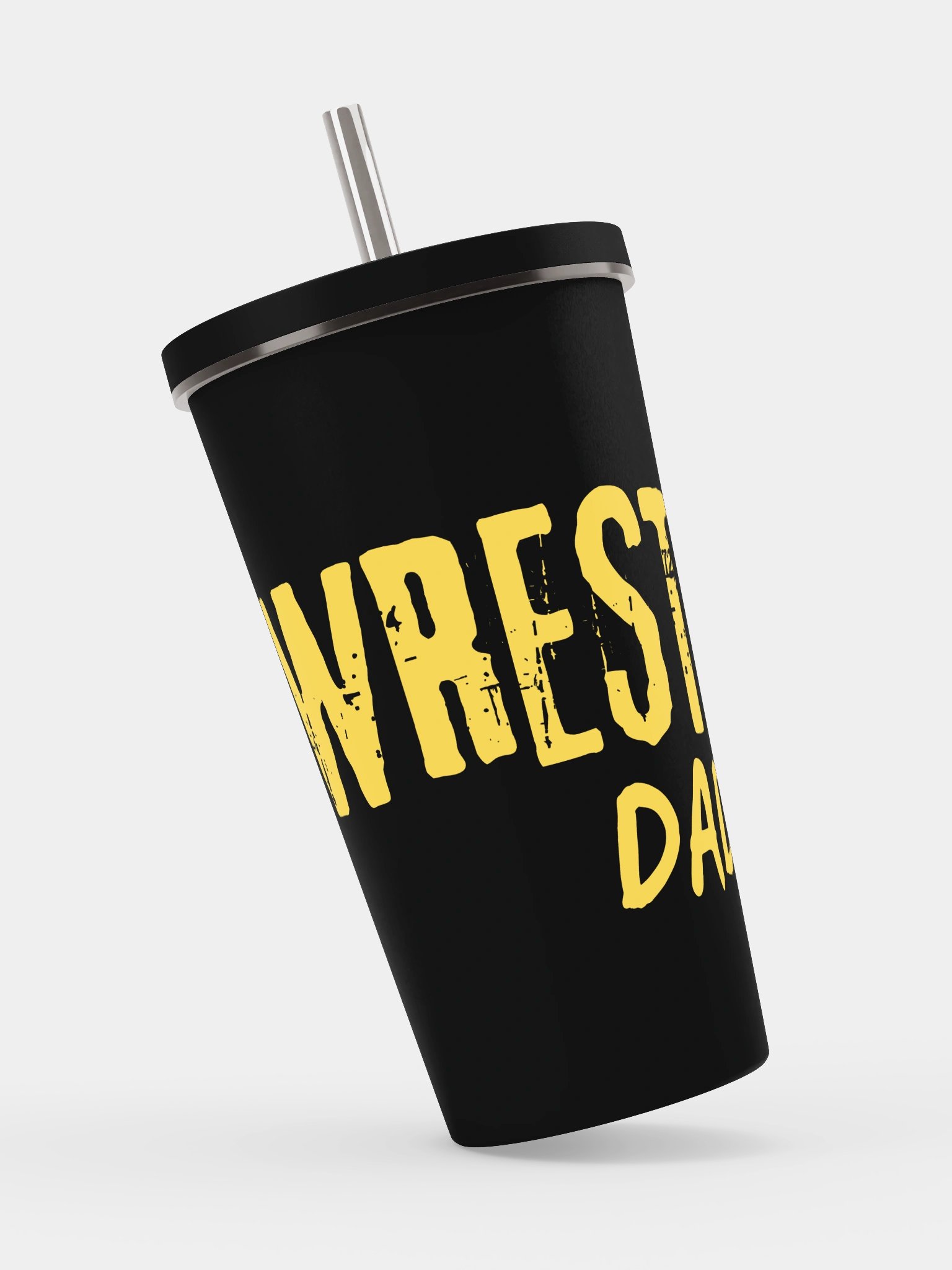 Wrestling Dad Insulated Tumbler with Straw product image (6)