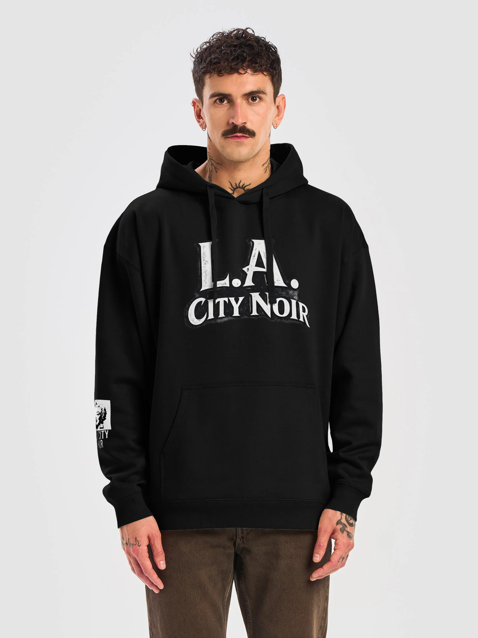 L.A. CITY NOIR HOODIE product image (5)