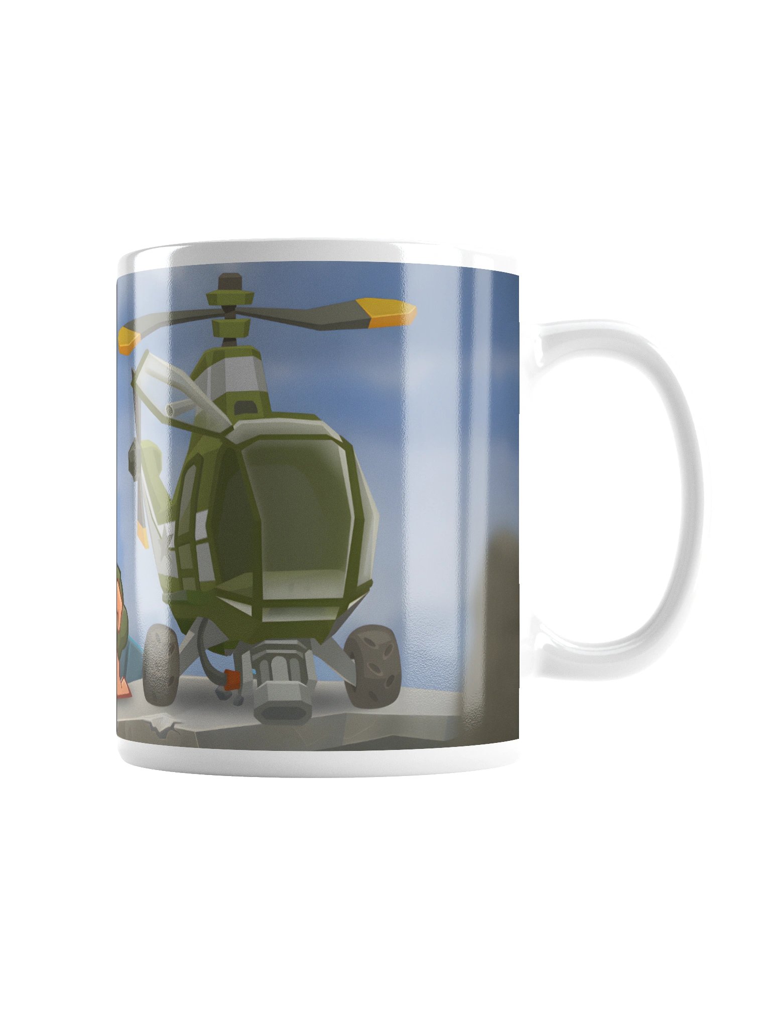 Worm & Helicopter | Posters | Mugs product image (5)