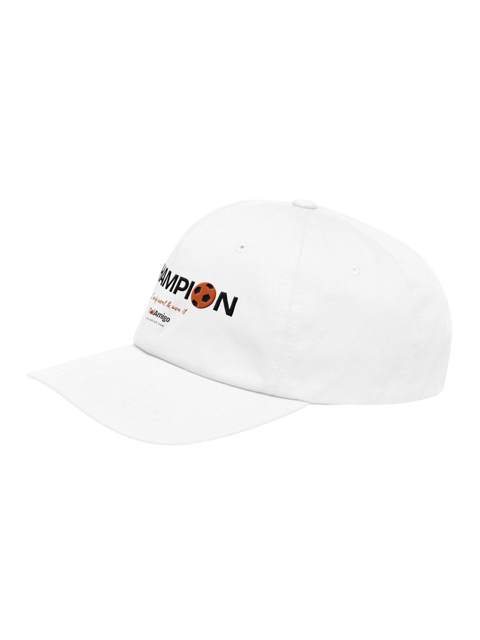 GolAmigo Cap Winner White product image (3)