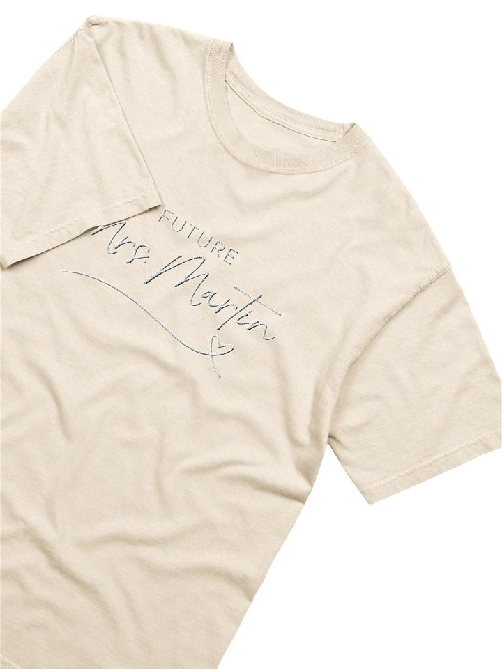 Embroidered Future Mrs Tone on Tone, T-Shirt product image (2)