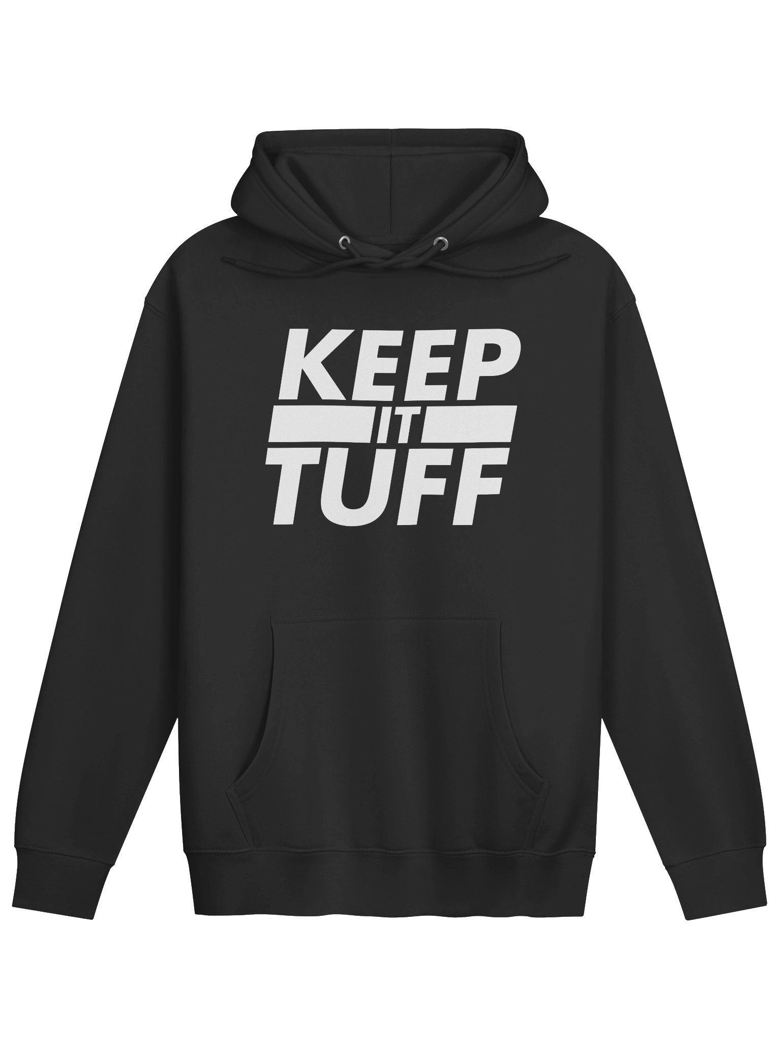 White "Keep It Tuff" Hoodie product image (1)