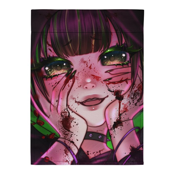 Yandere Vex Garden Flag product image (2)