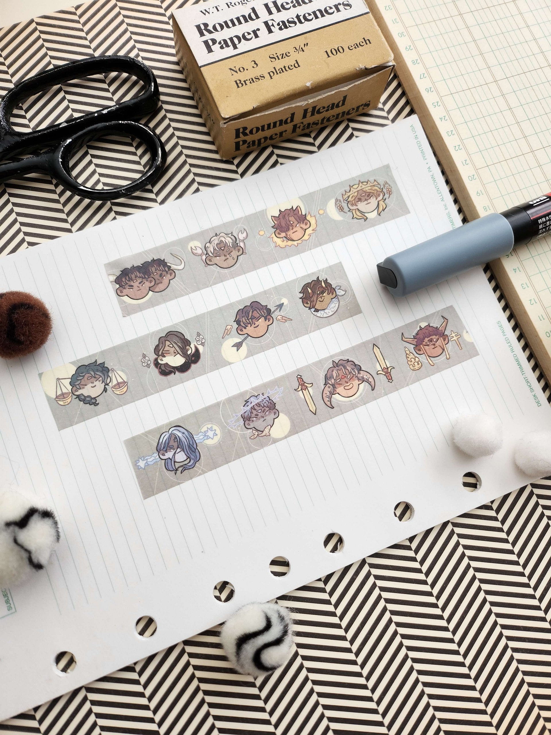 🟡Zodiac // 2019 Washi Tape // ⚠️ LAST CHANCE SALE product image (1)