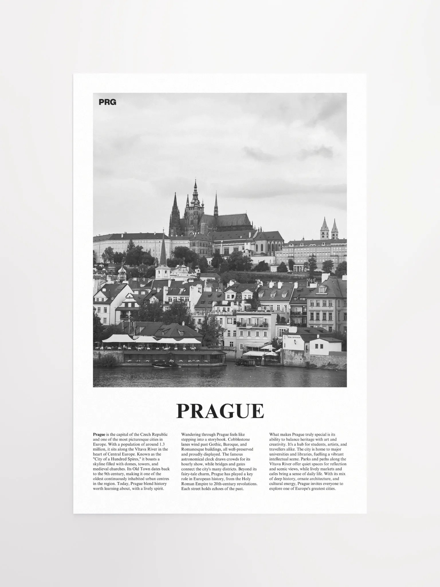 Prague 02 Newspaper Poster product image (5)