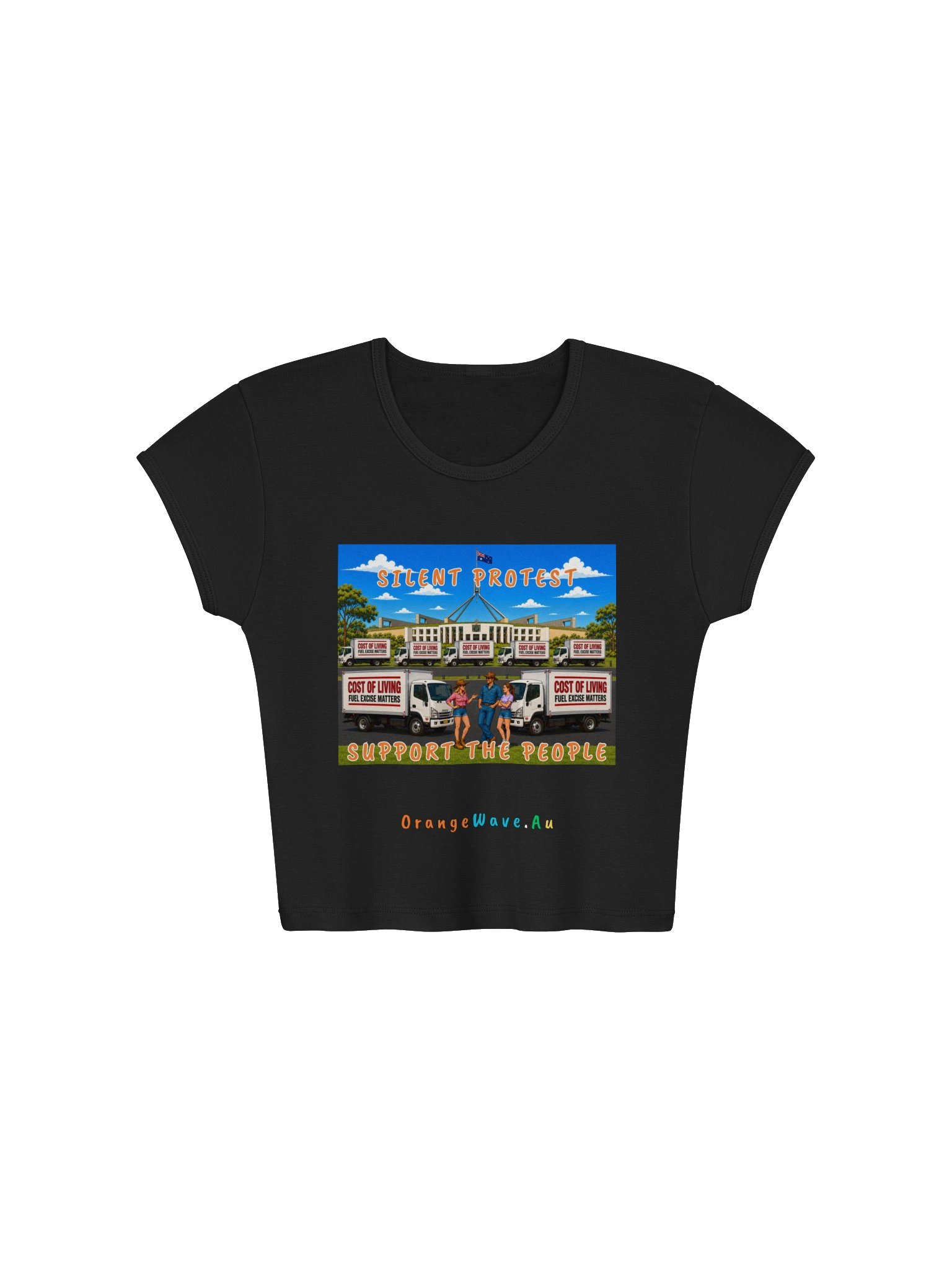 Silent Protest Support The People Tee product image (1)