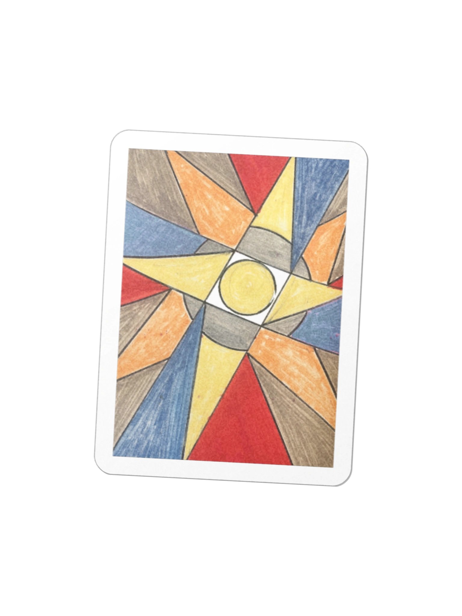Star Medallion Sticker In the Bone Zone product image (3)