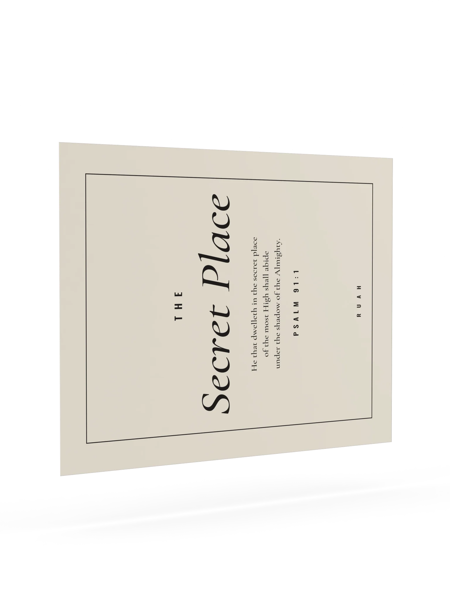 The Secret Place: Psalm 91:1 Poster product image (13)